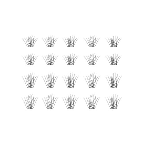 essence - Individual False Eyelashes What the Fake! - 06: Natural Cluster Black