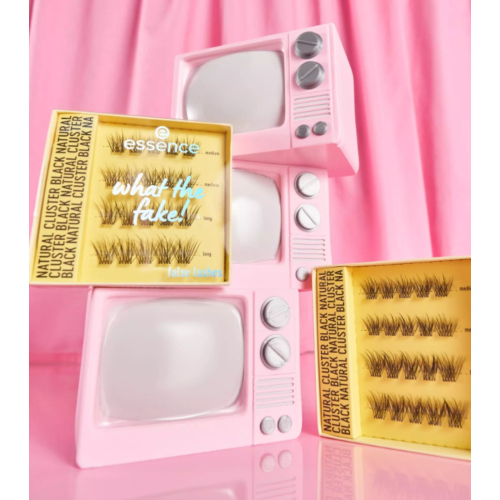essence - Individual False Eyelashes What the Fake! - 06: Natural Cluster Black