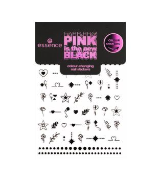 essence - *PINK is the new BLACK* - Colour-changing nail stickers - 01: What The...Pink?!