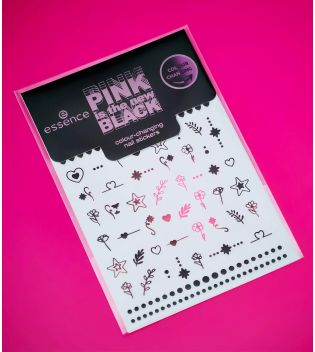 essence - *PINK is the new BLACK* - Colour-changing nail stickers - 01: What The...Pink?!