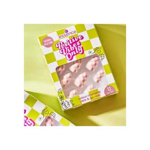 essence - *Positive Vibes Only* - Thermo-Reactive False Nails Click & Go