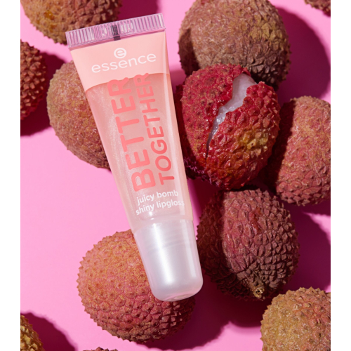 essence - *Say it with Juicy* - Lip Gloss Juicy Bomb Better Together - 01: Lovely Litchi