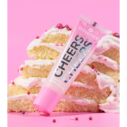 essence - *Say it with Juicy* - Lip Gloss Juicy Bomb XL Cheers Cheers - 02: Cake My Day!