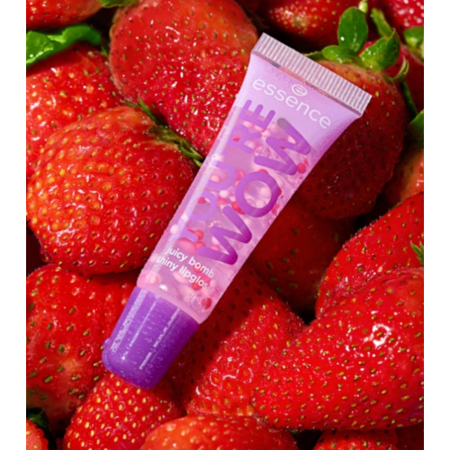 essence - *Say it with Juicy* - Lip Gloss Juicy Bomb You're WOW - 04: Strawberry Splash