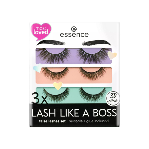 essence - False Eyelashes Set 3 x Lash Like A Boss - 01: My most loved lashes