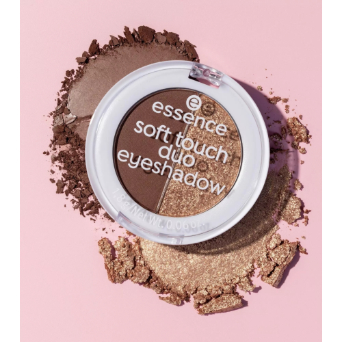 essence - Eyeshadow Soft Touch Duo - 04: Mocha Muse