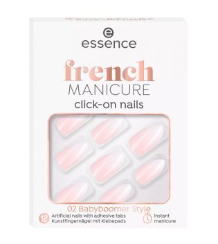 essence - False nails Click-on French Manicure - 02: Babyboomer Style