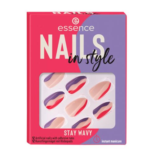 essence - False nails Nails in Style - 13: Stay Wavy