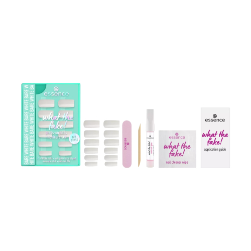 essence - Press-on false nails What the Fake! - 04: Bare White