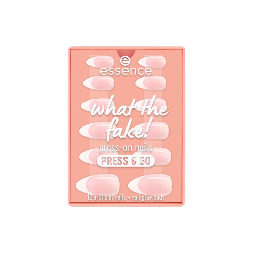 essence - Press-on nails Press-on What The Fake! Press & Go - 01: French Nails