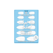 essence - Press-on nails Press-on What The Fake! Press & Go - 02: Bare White