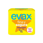 Evax - Maxi / super pads without wings Fina y Segura - 13 units