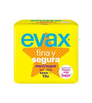 Evax - Maxi / super pads without wings Fina y Segura - 13 units