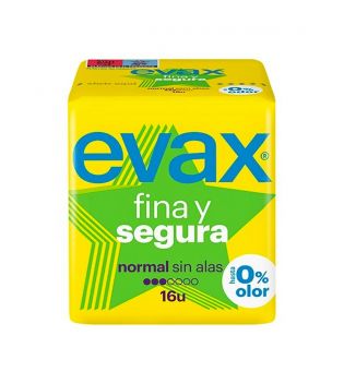 Evax - Normal compresses without wings Fina y Segura - 16 units