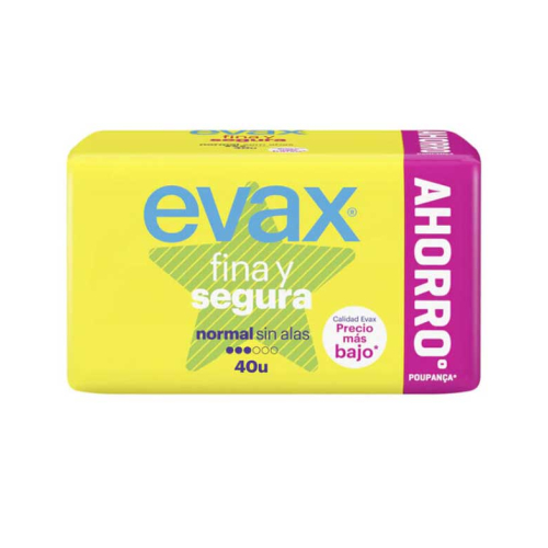 Evax - Normal pad without wings Fina y Segura - 40 units