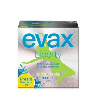 Evax - Normal pads without wings Liberty - 12 units