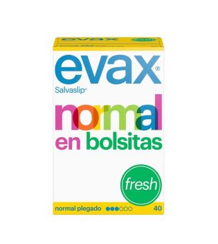 Evax - Normal fresh panty liner in bags - 40 units