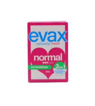 Evax - Normal panty liner folded in sachets - 40 units