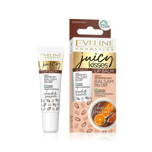 Eveline Cosmetics - Lip balm Juicy Kisses - Chocolate passion