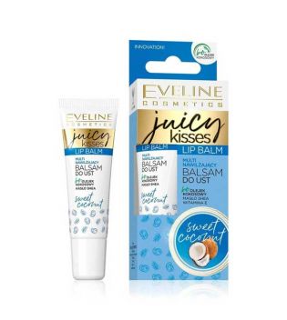 Eveline Cosmetics - Lip balm Juicy Kisses - Coconut passion