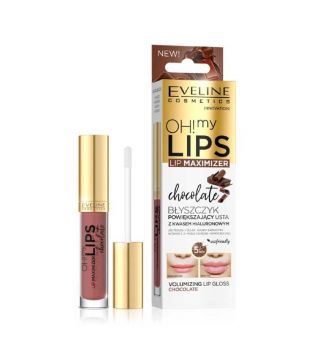 Eveline Cosmetics - Plumping Lip Gloss Oh! My Lips - Chocolate