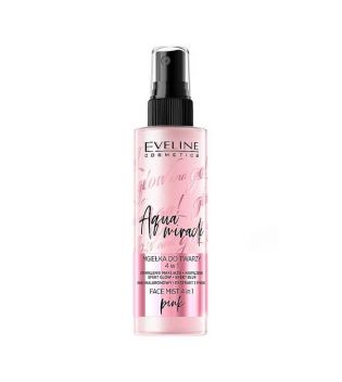 Eveline Cosmetics - Face and Body Mist Glow & Go Aqua Miracle 4 in 1 - Pink