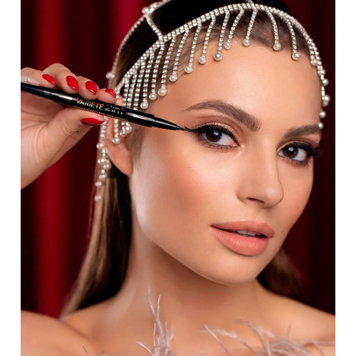 Eveline Cosmetics - Liquid eyeliner and eye pencil Variété 2 en 1