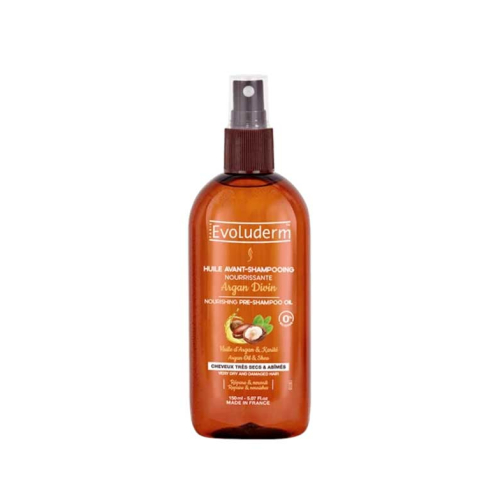 Evoluderm - Pre-shampoo nourishing oil Argan Divin - Dry and damaged hair