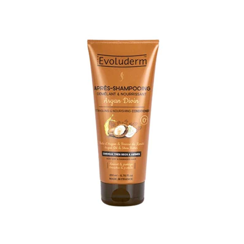 Evoluderm - Nourishing conditioner Argan Divin 200ml - Very dry and damaged hair