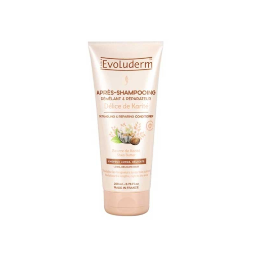 Evoluderm - Repairing conditioner Délice de Karité 200ml - Long and delicate hair