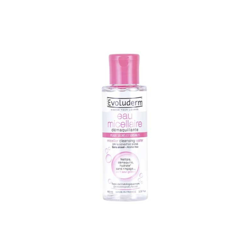 Evoluderm - Micellar water 100ml - Dry and sensitive skin