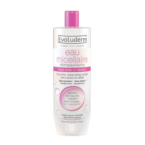 Evoluderm - Micellar water - Dry and sensitive skin - 500ml