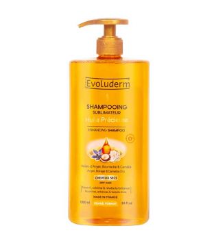 Evoluderm - Shampoo for dry hair with precious oils - 1000ml