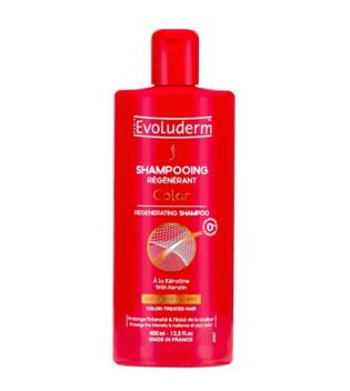 Evoluderm - Regenerating shampoo with Color keratin - 400ml