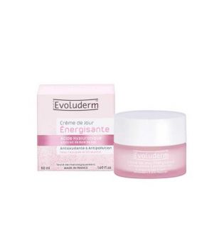 Evoluderm - Energizing day face cream 50ml - Hyaluronic acid and goji berry extract