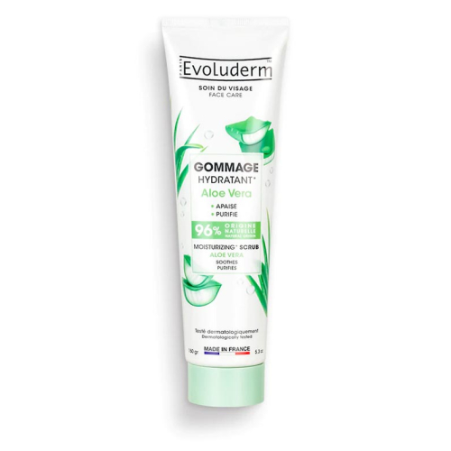 Evoluderm - Moisturizing facial scrub - Aloe Vera