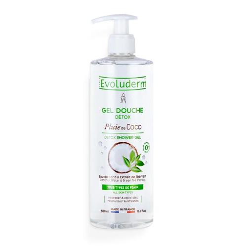 Evoluderm - Detox shower gel - Pluie de Coco - 500ml
