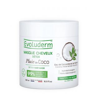 Evoluderm - Detoxifying hair mask Pluie de Coco - 500ml