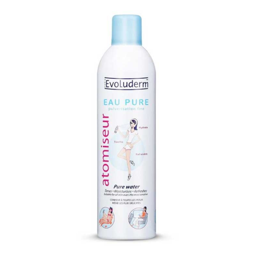 Evoluderm - Refreshing and moisturizing Pure Water Spray - 400ml
