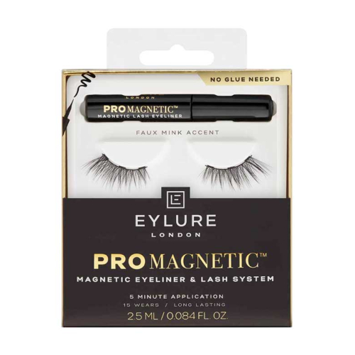 Eylure - Pro Magnetic Magnetic false eyelashes with eyeliner - Faux Mink Accent