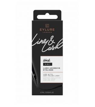 Eylure - Adhesive eyelash liner Line & Lash - Black