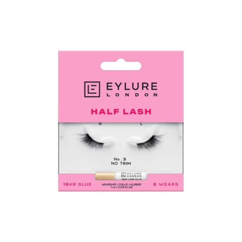 Eylure - False Eyelashes Half Lash - 3: No Trim