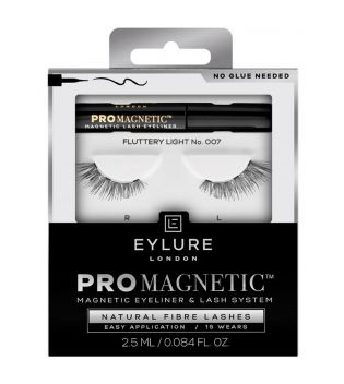 Eylure - Magnetic False Eyelashes with Eyeliner Pro Magnetic - Fluttery Light 007