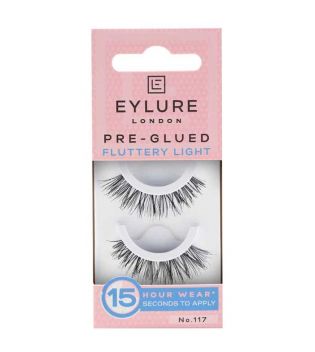 Eylure - Pre-glued False eyelashes - 117: Fluttery Light