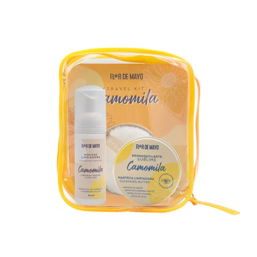 Flor de Mayo - Facial cleansing set Travel Kit Chamomile