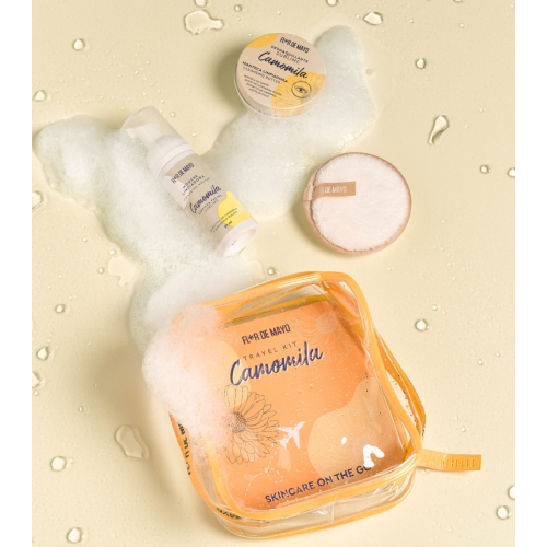 Flor de Mayo - Facial cleansing set Travel Kit Chamomile