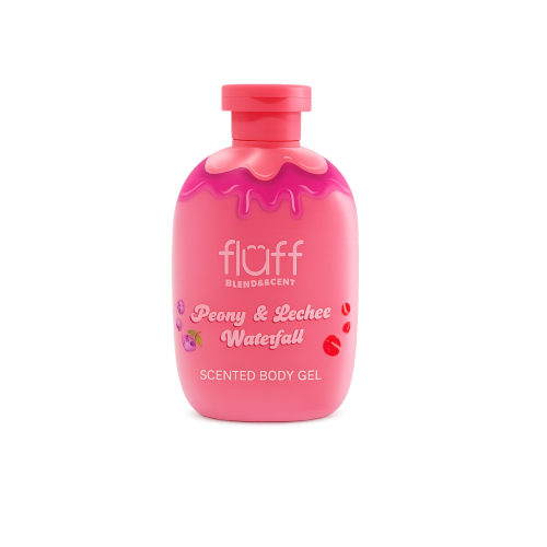 Fluff - *Blend & Scent* - Shower gel - Peony & Lechee Waterfall
