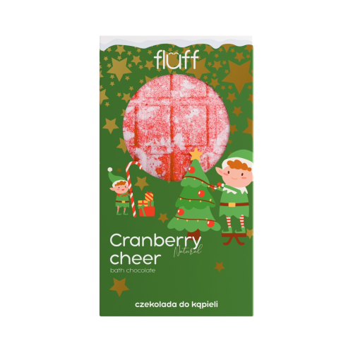 Fluff - Chocolate Bath Bomb - Cranberry Cheer