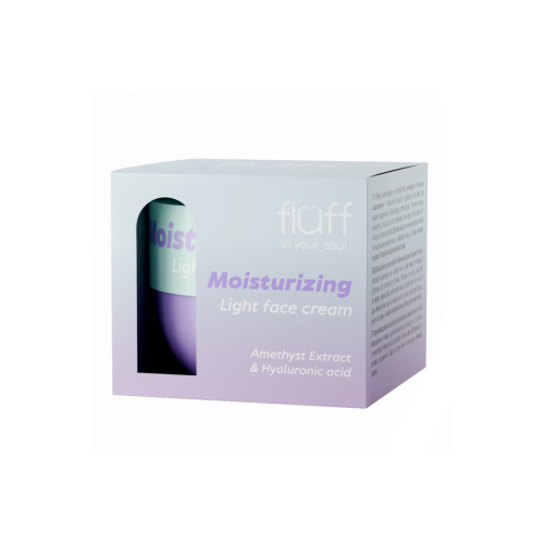 Fluff - *In Your Soul* - Moisturizing facial cream with amethyst extract and hyaluronic acid