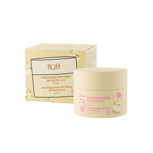 Fluff - Moisturizing facial cream SPF50 PA+++ - Vanilla